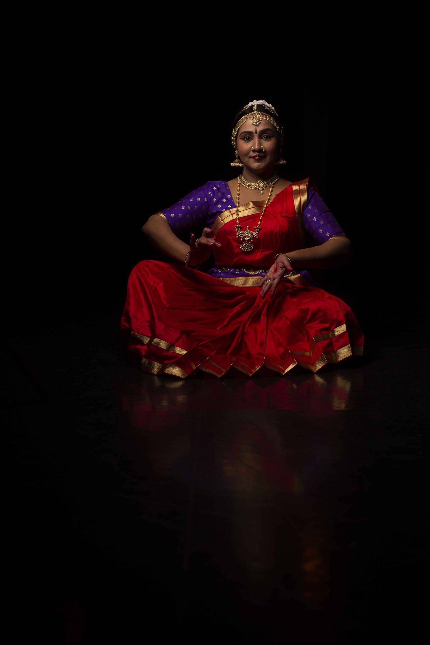 Indian classical dance expression and mudra